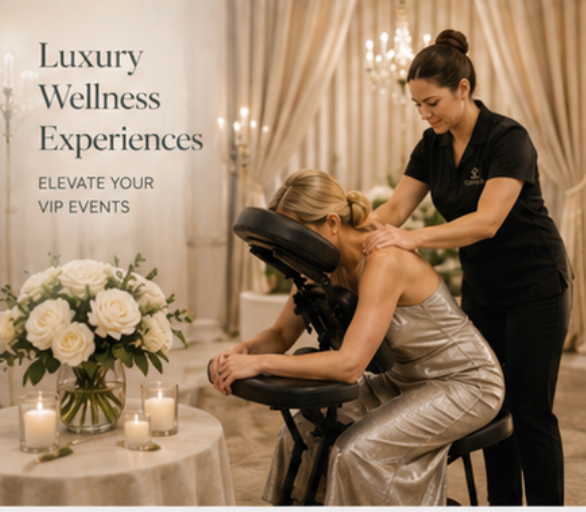 Luxury Event Wellness Experiences: Mobile Massage Stations for VIP Events in LA & San Diego