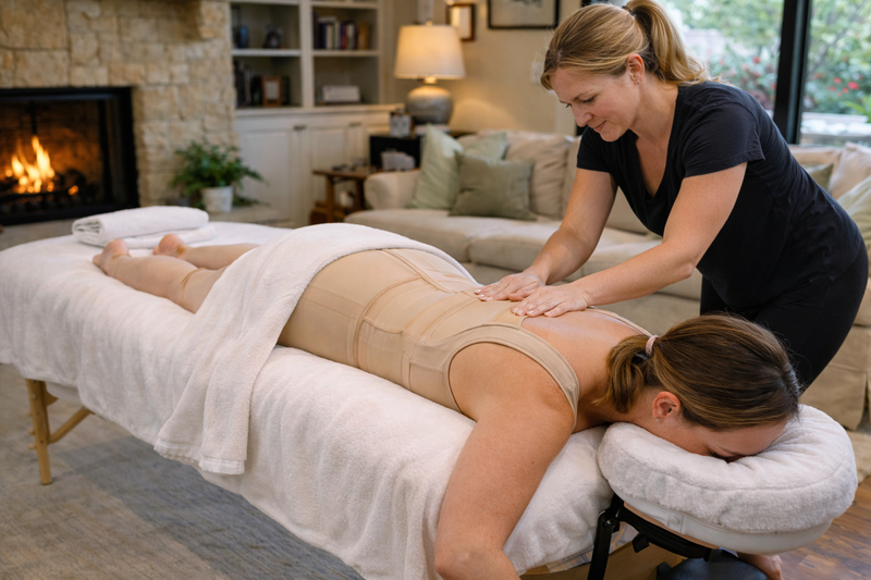 post-surgery lymphatic massage at home